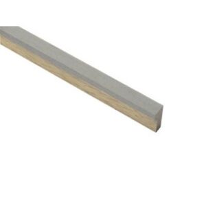 Aicham Larson-Juhl Plus VI Lichtgrau farbig eingewischt Natur ca.16mm Holz-Rahmen 166-609