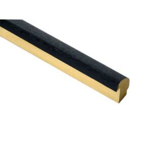 Aicham Larson-Juhl Optima Schwarz gebürstet ungrundiert ca.29mm Holz-Zuschnitt 293-828