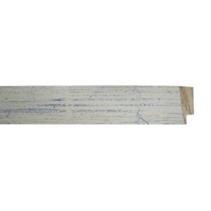 Aicham Larson-Juhl Sento III Dänisch Weißgold auf Blau matt ca.33mm Holz-Rahmen 336-337