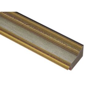 Aicham Larson-Juhl Maestro Kartäuseraltweiß mit Braun und Gold 452-269