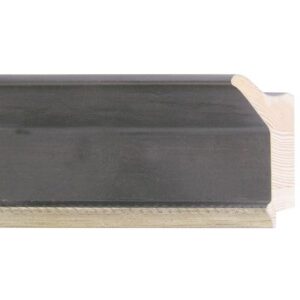 Aicham Larson-Juhl Dresden Schwarzbraun mit Platinkante 538120