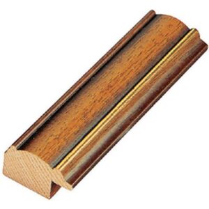 Aicham Larson-Juhl Boston Braun mit Goldkante 61931-0921