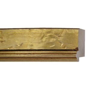 Aicham Larson-Juhl Arabeske Antikgold strukturiert ca.64mm Holz-Rahmen 643-222