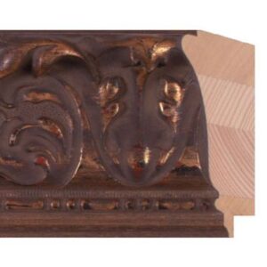 Aicham Larson-Juhl Prague breit Schwarz/Gold 869079