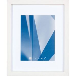 Aicham Larson-Juhl Iframe-Stuttgart Weiß auf Natur 18×24 51800-6016