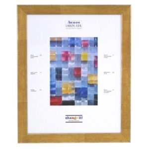 Aicham Larson-Juhl Sento Profil 226 Braunbeige lasiert auf Silber 13×18 226-78512