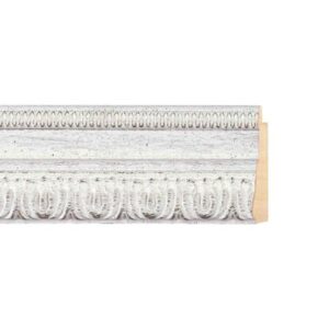Weiße Barockleiste ca.45mm 423-EU