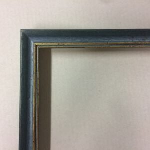 Aicham Larson-Juhl Aura Blau mit Gold 3014-7150 / Fabira Blau mit Goldkante 1152