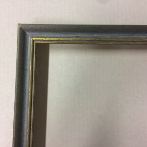 Aicham Larson-Juhl Aura Graublau mit Gold 3014-7180 / Fabira Graublau mit Goldkante 1154