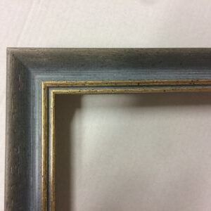 Aicham Larson-Juhl Davos Graublau mit Gold 9023-12 / Fabira Grau mit Goldlinie 2725