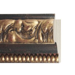 Tallas Oros Planos Negros Jaspeados De Oro ca. 80mm G-0356-7360