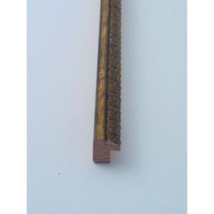 Wohlleb Antikgold verziert ca.17mm Holz-Zuschnitt 260-250