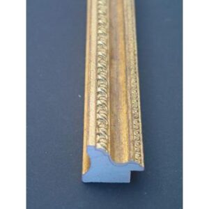 Wohlleb Antikgold verziert ca.35mm Holz-Rahmen 262-250