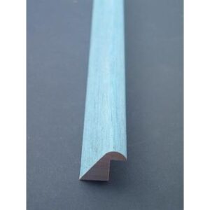 Wohlleb Blau gerauht ca.30mm Holz-Rahmen 278-869