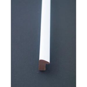 Wohlleb Weiß auf Natur ca.13mm Holz-Rahmen 630-20