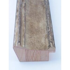 Wohlleb Silber verziert ca.65mm Holz-Rahmen 865-11