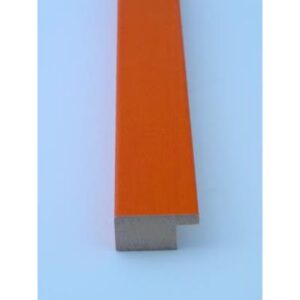 Wohlleb Orange mit Ahornmaserung ca.32mm Holz-Rahmen 9932-12